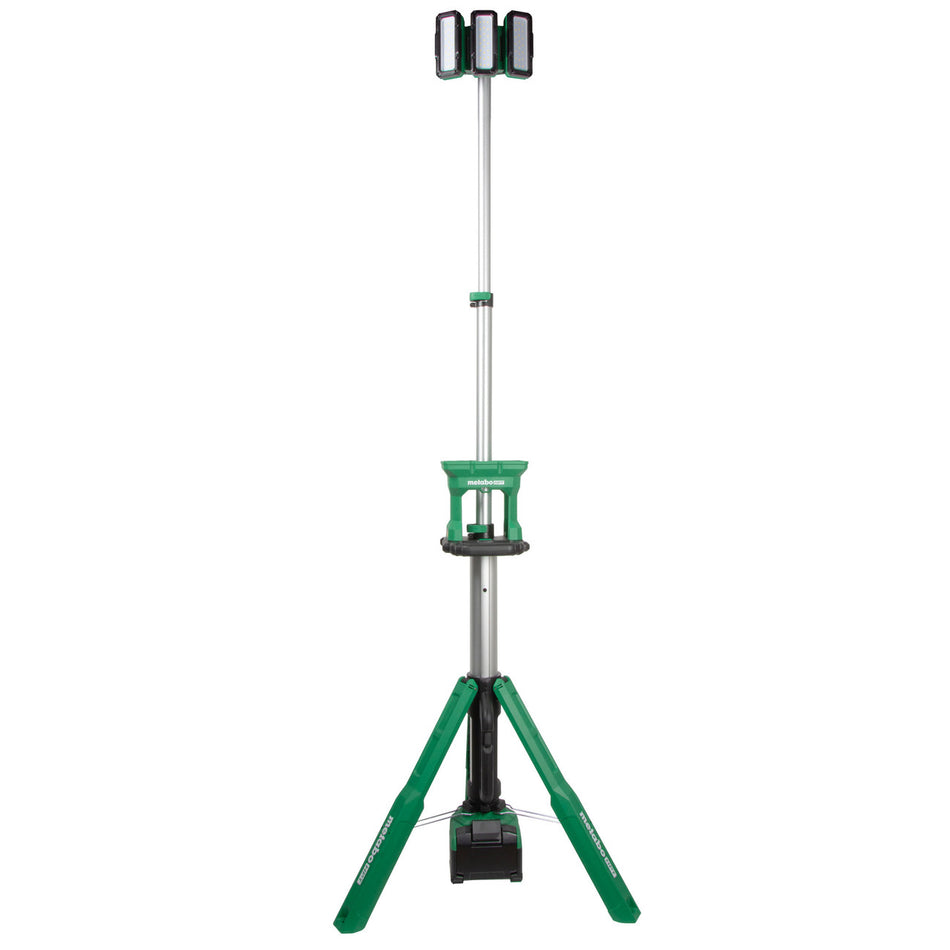 Metabo HPT UB18DGQ4M, 18V MultiVolt Cordless 4,000 Lumen LED Tripod Site Light