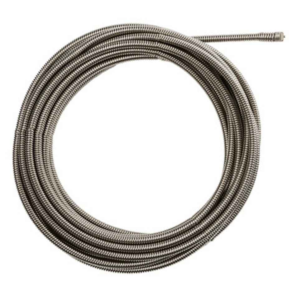 Milwaukee 48-53-2675, 3/8 in. x 35 ft. Inner Core Bulb Head Cable w/ Rust Guard Plating