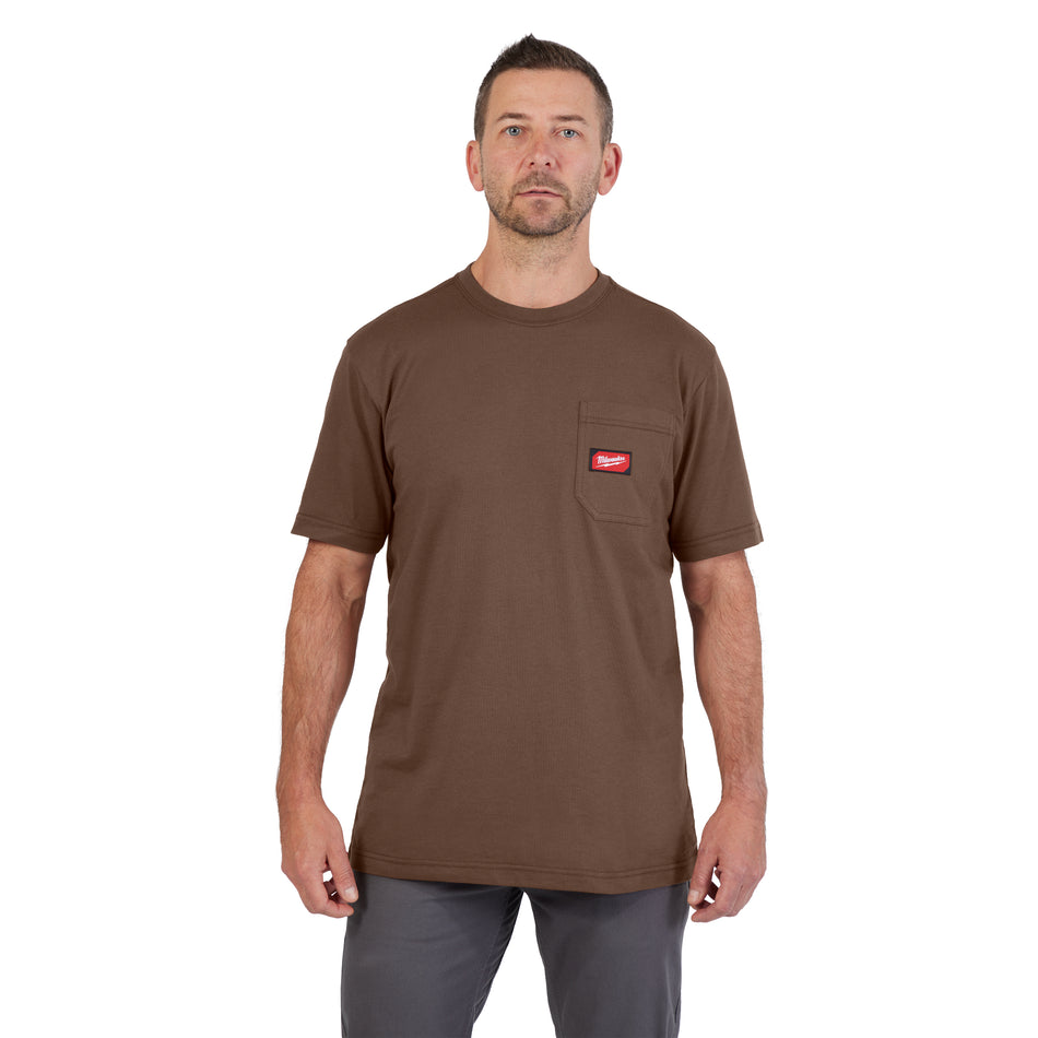 Milwaukee 605BR-M, HEAVY DUTY POCKET T - SS BROWN M