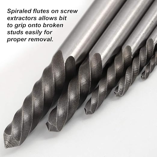 KIK Tools Bolt Extractor and Drill Bit Set