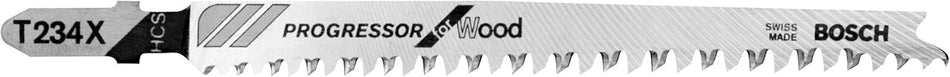 BOSCH T234X3, 4-1/2", "Progressor" Hcs Bosch Shank Jigsaw Blade  (3 Pk)