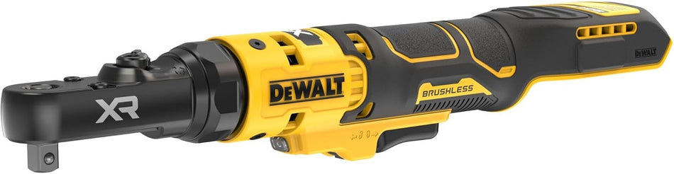 DEWALT DCF520B, 20V MAX* XR Brushless Cordless 3/8 in. & 1/4 in. Sealed Head Ratchet (Tool Only)