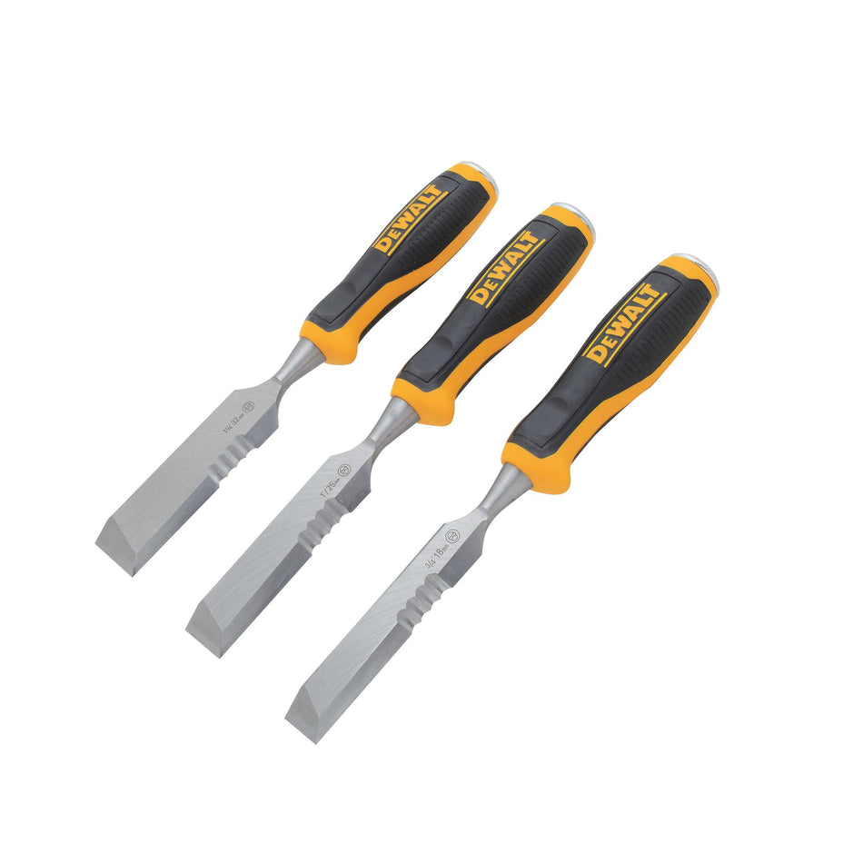 DEWALT DWHT16148, 3 pc. Side Strike Wood Chisel Set