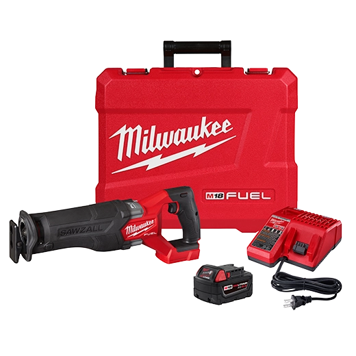 Milwaukee 2821-21, M18 FUEL SAWZALL Recip Saw - 1 Battery XC5.0 Kit