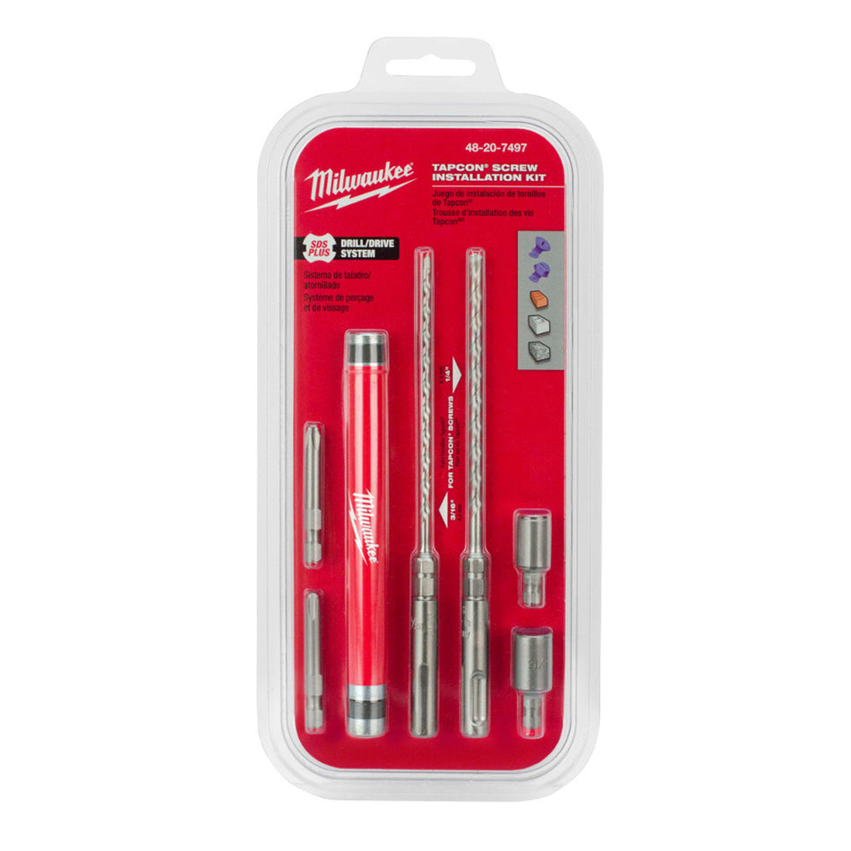 Milwaukee 48-20-7497, Concrete Screw Installation Kit