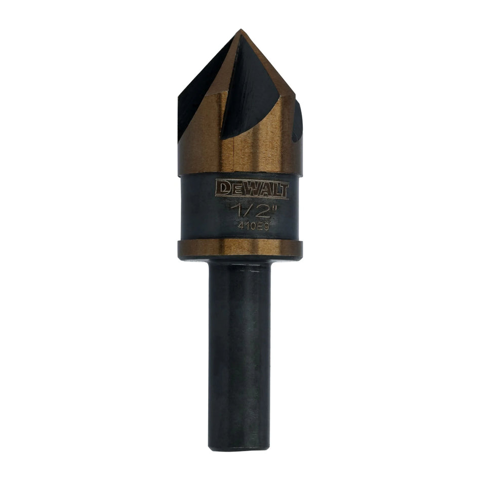 DEWALT DWAMDB32CS, Shell DW 1/2 in Black & Gold Hi-Speed Steel Countersink