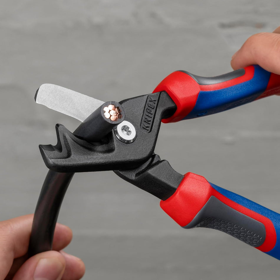 KNIPEX 95 12 225 SBA, 9" StepCut® XL Cable Shears