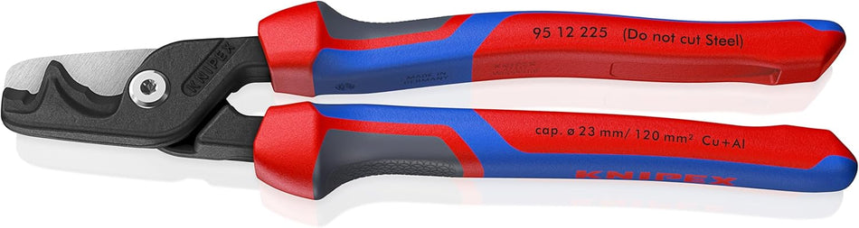 KNIPEX 95 12 225 SBA, 9" StepCut® XL Cable Shears