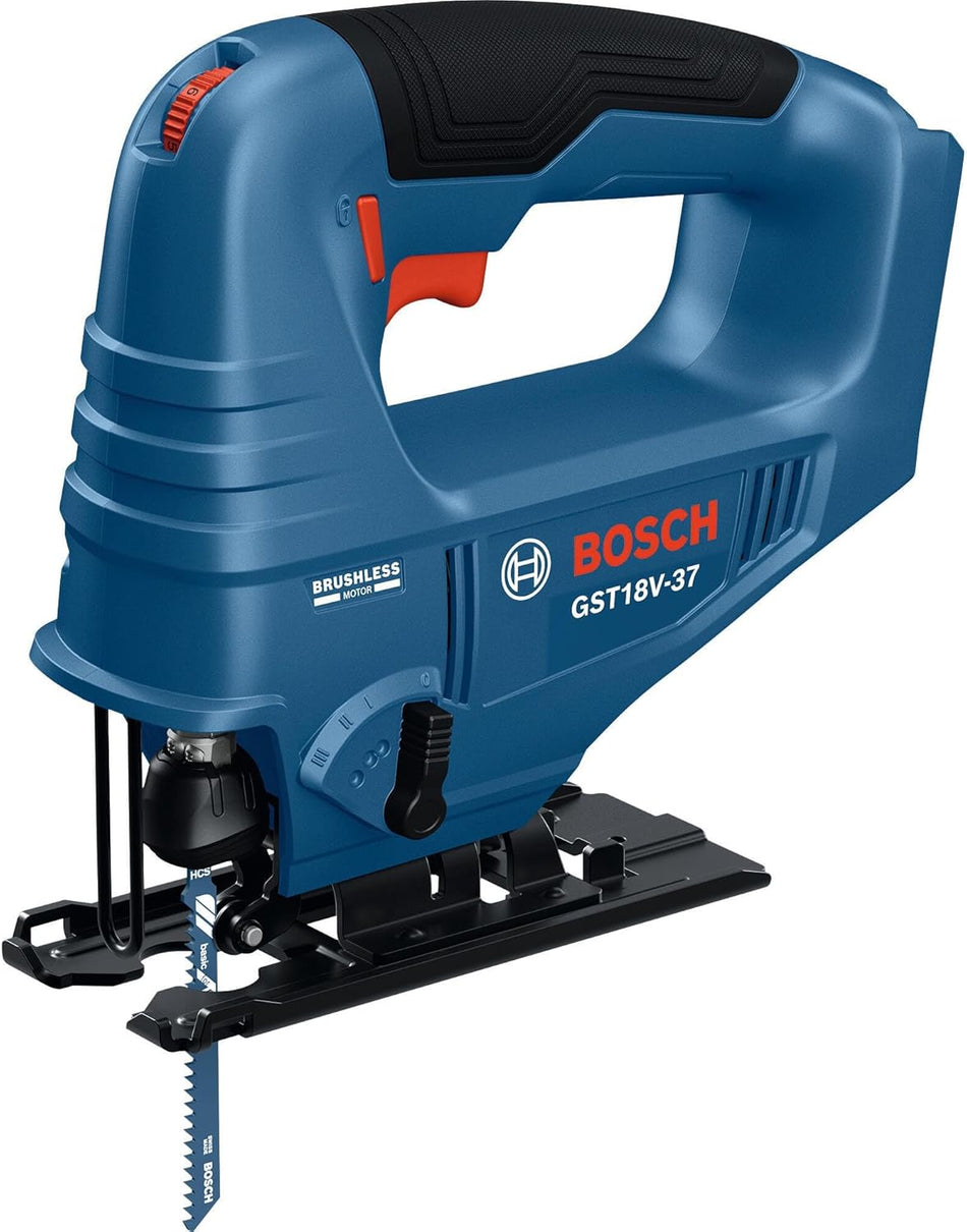 Bosch GST18V-37N, 18V Brushless Top-Handle Jig Saw (Bare Tool)