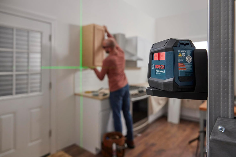 BOSCH GLL50-20G, Green-Beam Self-Leveling Cross-Line Laser