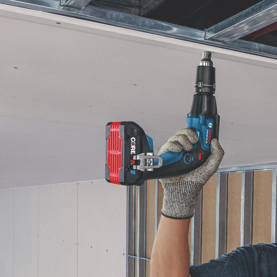 BOSCH GXL18V-291B25, 18V 2-Tool Combo Kit with Brushless Screwgun, Brushless Cut-Out Tool and (2) CORE18V® 4 Ah Advanced Power Batteries