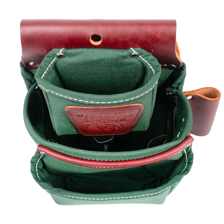 Occidental Leather 8060LH, OxyLights™ 3 Pouch Fastener Bag - Left Handed