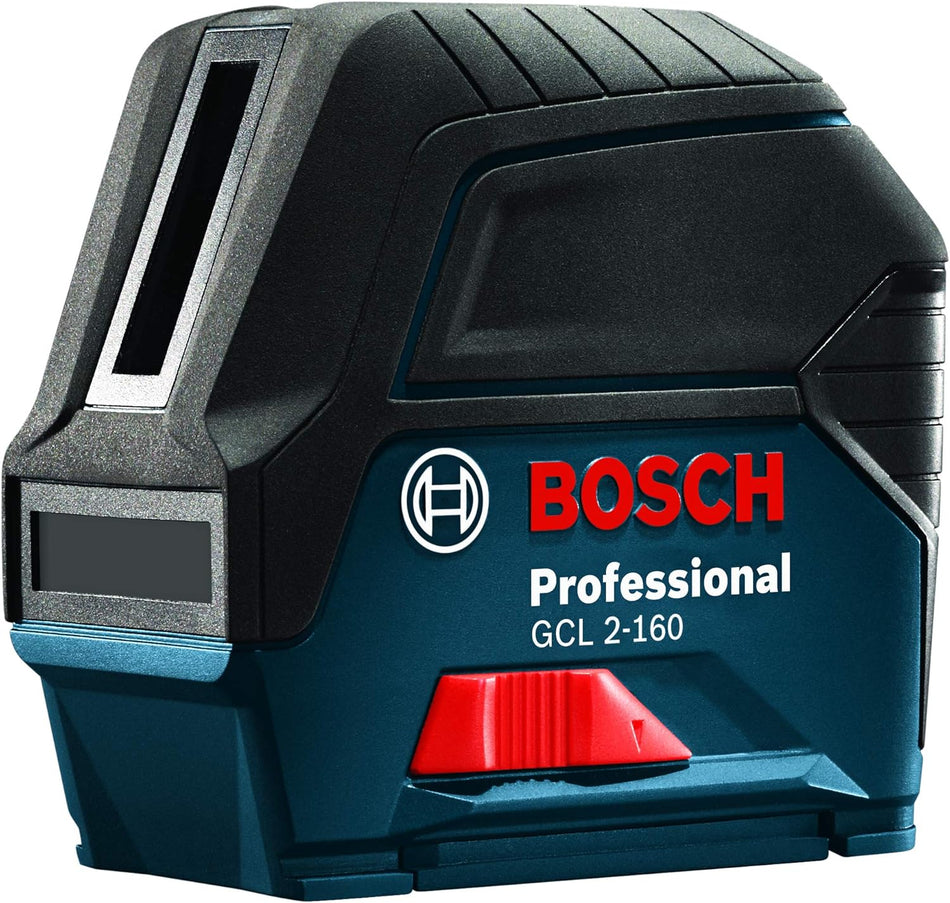 BOSCH GCL 2-160, Self-Leveling Cross-Line Laser with Plumb Points