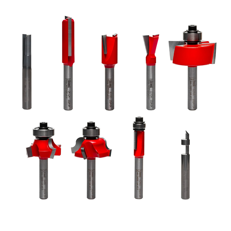 Freud 88-100, 9 Piece Basic Bit Set (1/4" Shank)