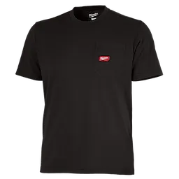 Milwaukee 605B-XL, HEAVY DUTY POCKET T - SS BLACK XL