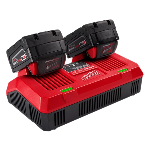 Milwaukee 48-59-1802, M18 Dual Bay Simultaneous Rapid Charger