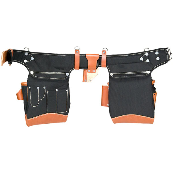 Occidental Leather 9850, Adjust-to-Fit™ FatLip™ Tool Bag Set - Black