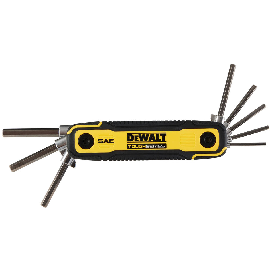 DEWALT DWHT70266, Folding Locking Hex Key Set (SAE)
