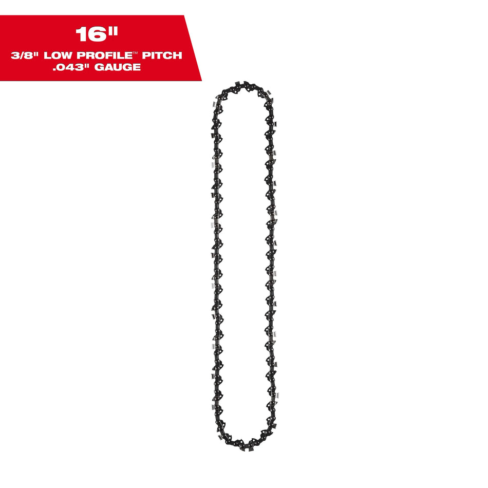 Milwaukee 49-16-2715, Replacement 16" Saw Chain for 2727-20 Chainsaw