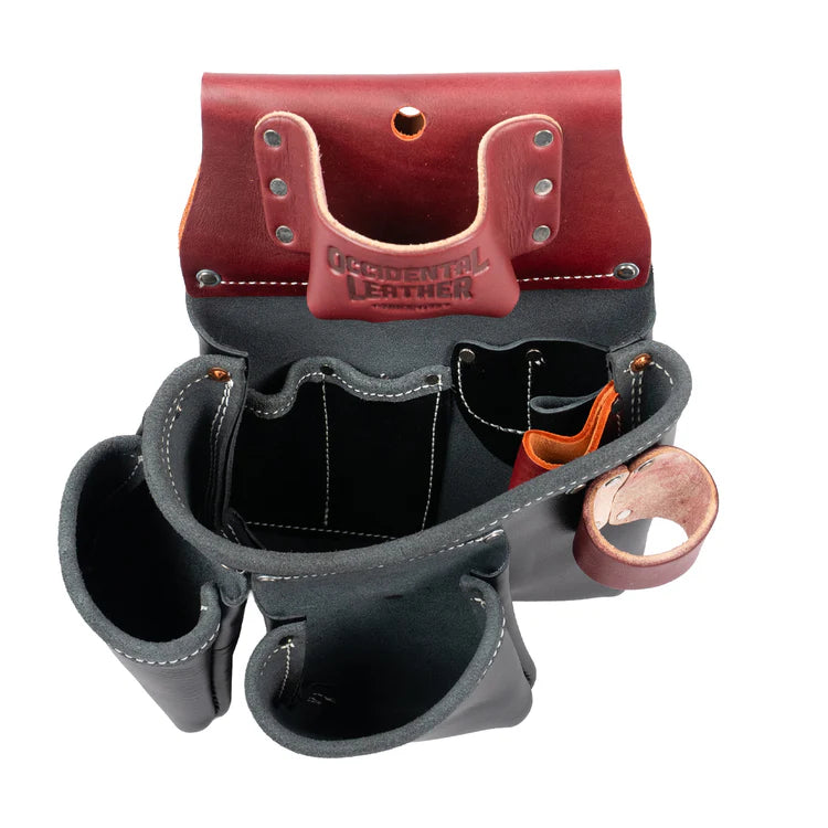 Occidental Leather B5018DBLH, 3 Pouch Pro Tool™ Bag - Black