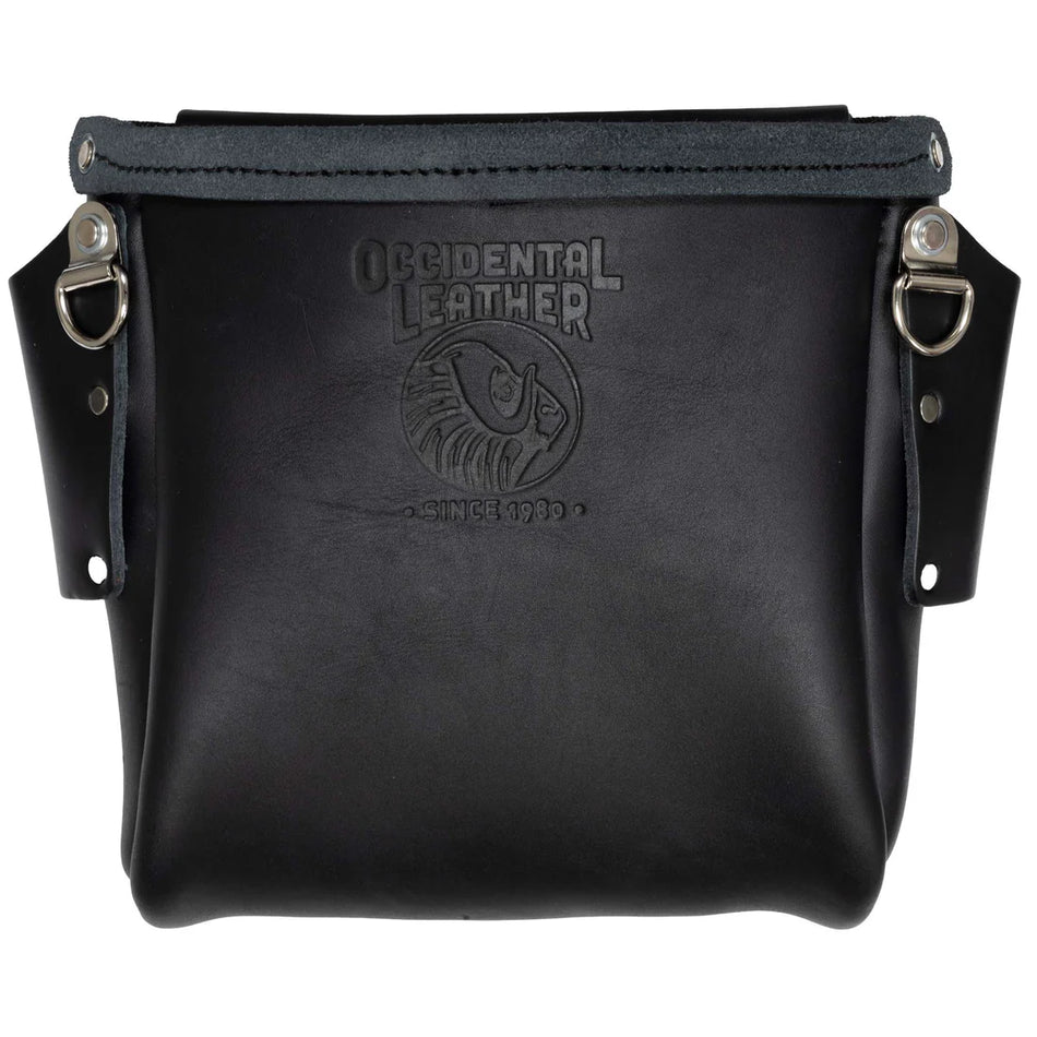 Occidental Leather B9920, Iron Worker's Leather Bolt Bag - Black