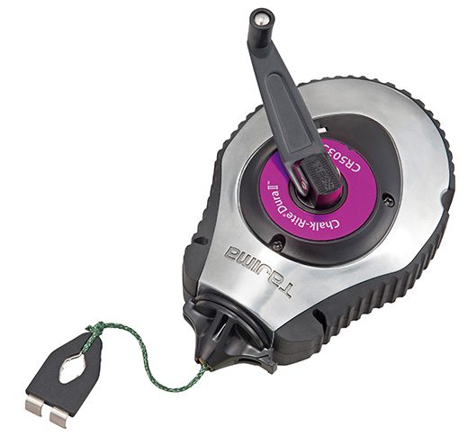Tajima CR503S, Chalk-Rite® Dura  chalk snap line with 100ft Extreme Bold 1.8 mm line
