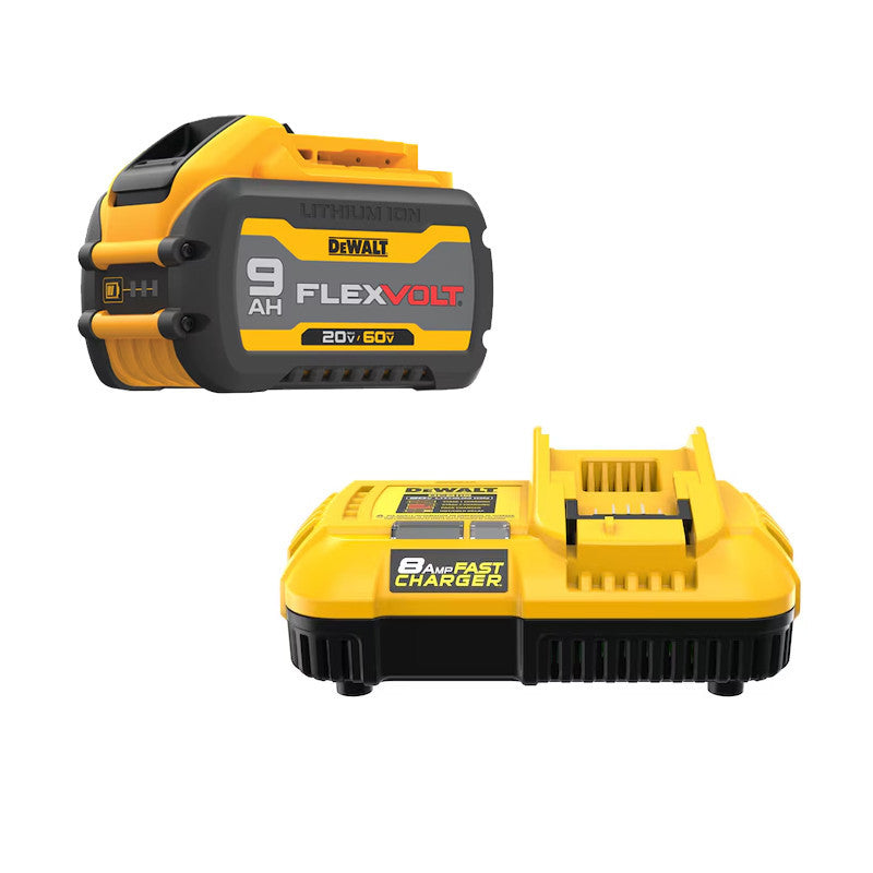 DEWALT DCB609C, Flexvolt Starter Kit, DCB609 9.0AH  Battery + DCB118 Fast Charger