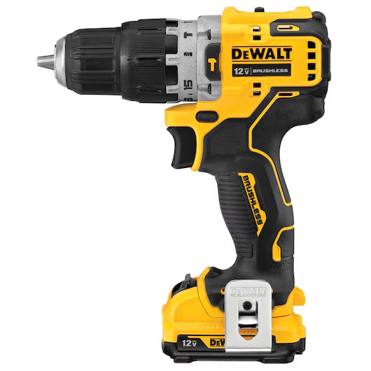 DEWALT DCD706F2, Xtreme 12V MAX Brushless 3/8 In. Cordless Hammer Drill 2Ah Kit