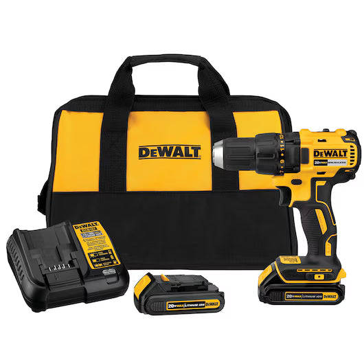 DEWALT DCD777C2, 20V MAX LI-ION BRUSHLESS COMPACT DRILL/DRIVER KIT