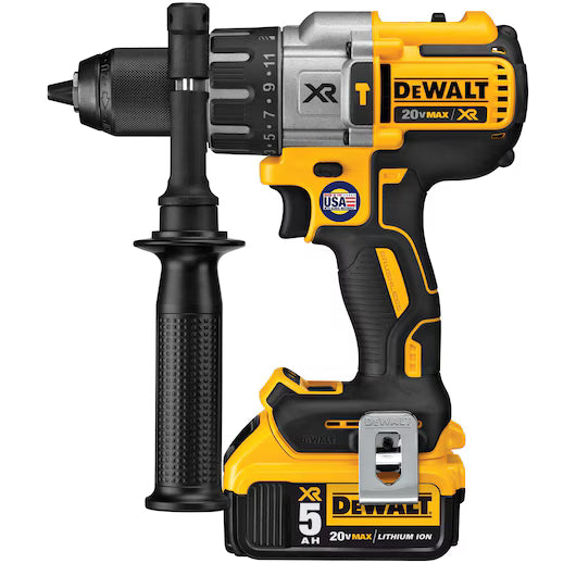 DEWALT DCD996P2, 20V MAX Brushless 1/2'' Hammerdrill Kit (5.0 Ah)