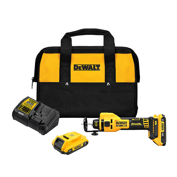DEWALT DCE555D2, 20V MAX Drywall Cut-Out Tool Kit (2.0Ah)