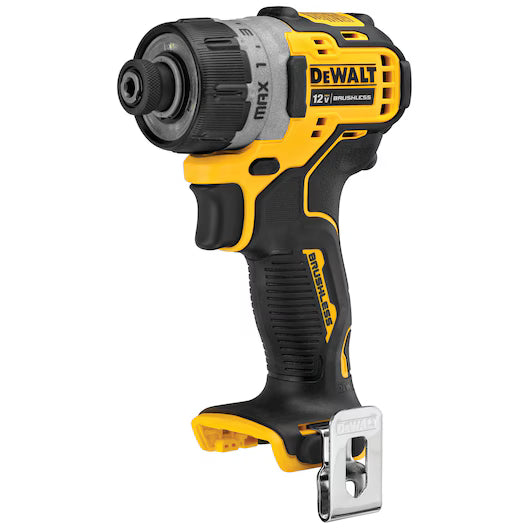 DEWALT DCF601B, XTREME 12V MAX BRUSHLESS 1/4'' CORDLESS SCREWDRIVER (TOOL ONLY)