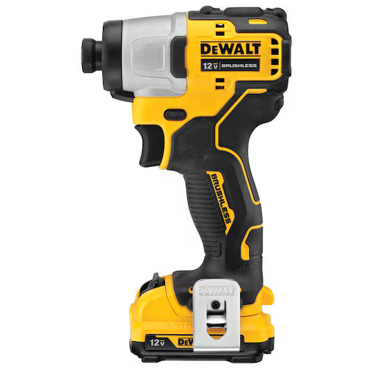 DEWALT DCF801F2, XTREME 12V MAX BRUSHLESS 1/4 IN. CORDLESS IMPACT DRIVER KIT