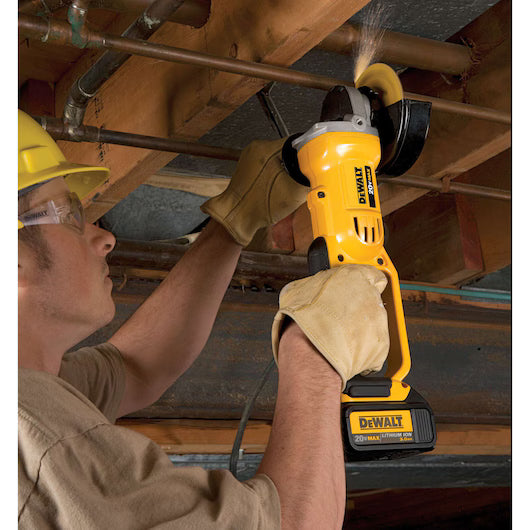DEWALT DCG412B, 20V MAX 4-1/2'' (115mm) / 5'' (125mm) Grinder (Tool Only)