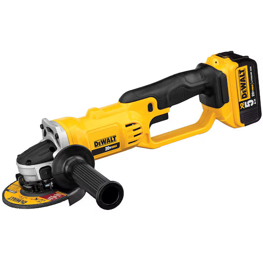 DEWALT DCG412P2, 20V MAX Li-Lon Grinder Tool Kit (5.0 Ah)