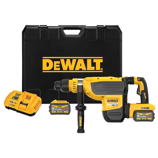 DEWALT DCH735X2, 60V MAX FLEXVOLT 1-7/8'' SDS Max Rotary Hammer Kit