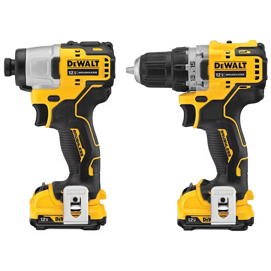 DEWALT DCK221F2, XTREME 12V MAX Brushless 2-Tool Combo Kit (Drill, Impact)