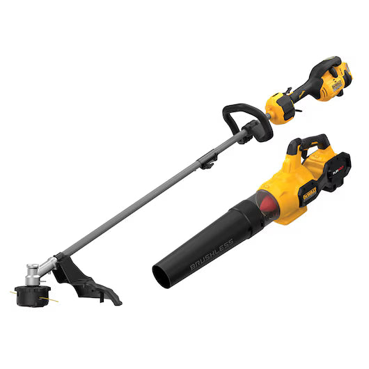 DEWALT DCKO266X1, 60V MAX 17" Brushless Cordless Attachment Capable String Trimmer and Blower Combo Kit (9.0 Ah)