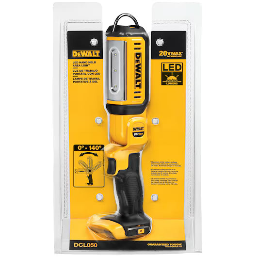 DEWALT DCL050, 20V MAX LED Hand Held Area Light (Tool Only)