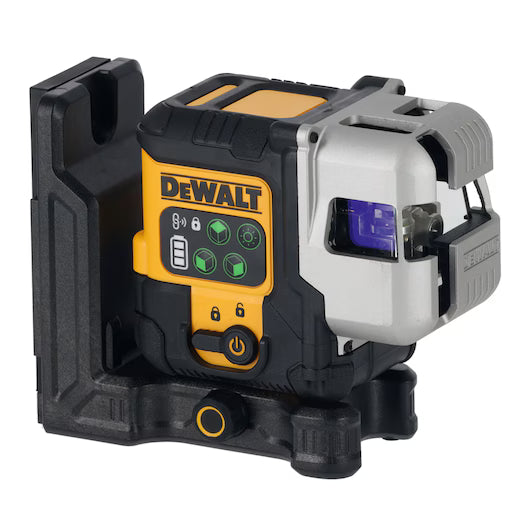 DEWALT DCLE14301GB, USB Rechargeable Green 3X180° Line Laser Base Kit
