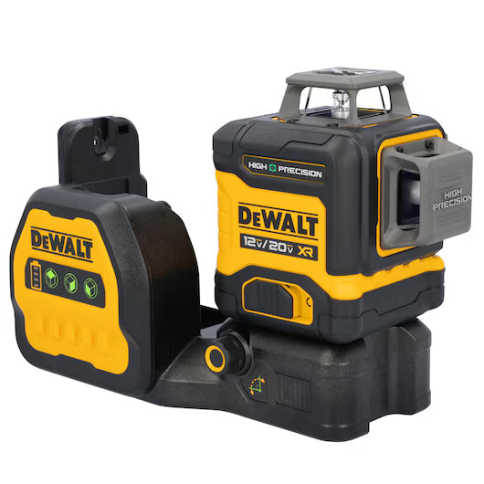 DEWALT DCLE34033D1, 20V Max XR 3 X 360° High Precision Green Laser
