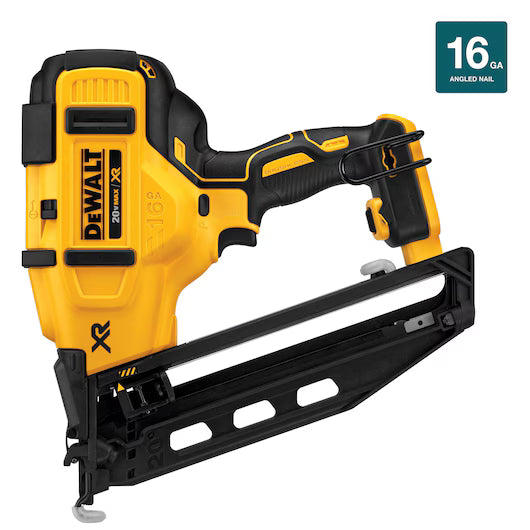 DEWALT DCN660B, 20V MAX 16 Ga Angled Cordless Finish Nailer (Tool Only)