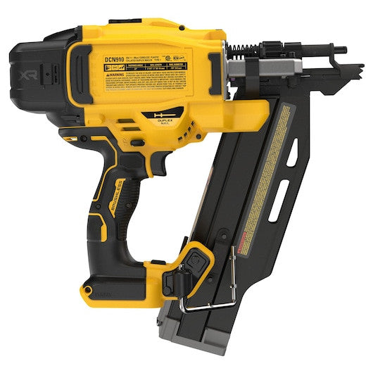 DEWALT DCN910B, 20V MAX XR Brushless 21 Degree Plastic Collated Duplex Nailer (Tool Only)