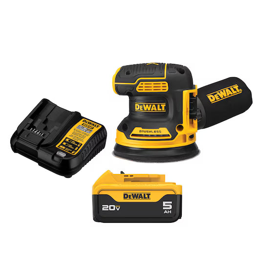 DEWALT DCW210P1, 20V XR Random Orbital Sander Kit