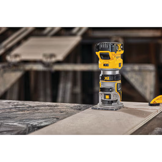 DEWALT DCW600B, 20V MAX* XR Fixed Base Compact Router (Tool Only)