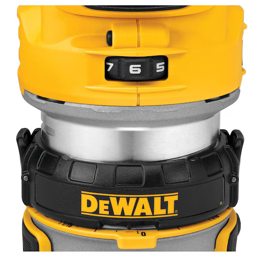 DEWALT DCW600B, 20V MAX* XR Fixed Base Compact Router (Tool Only)