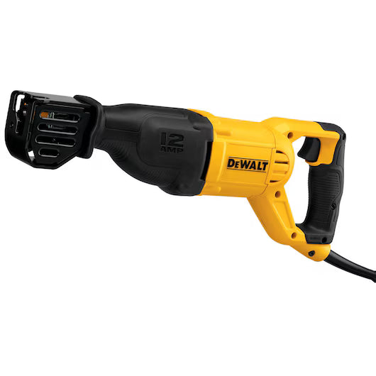 DEWALT DWE305, Reciprocating Saw 12.0A, 0-2,900 SPM, w/ 4 Directional Keyless Blade Clamp