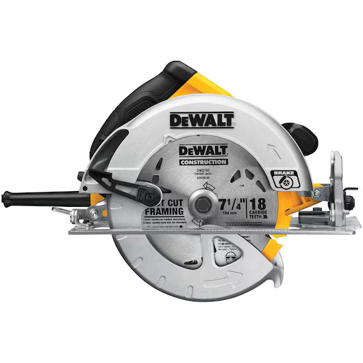 DEWALT DWE575SB, 7-1/4'' Lightweight Circular Saw w/Electric Brake