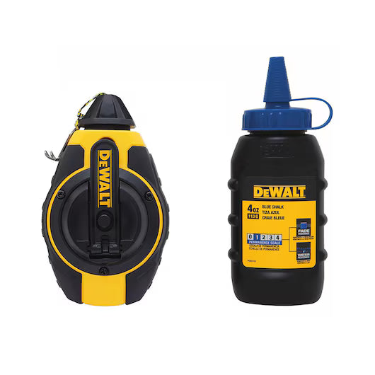 DEWALT DWHT47373L, 3:1 Chalk Reel with Blue Chalk
