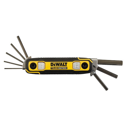 DEWALT DWHT70266, Folding Locking Hex Key Set (SAE)